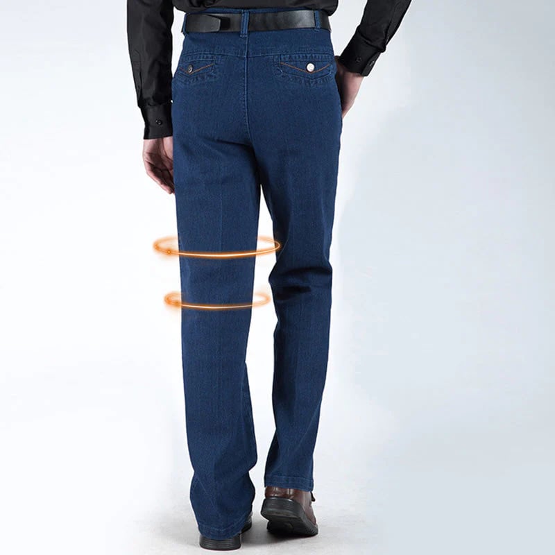 🔥Hot Sales - 47% OFF🔥Men's High Waist Straight Cut Jeans