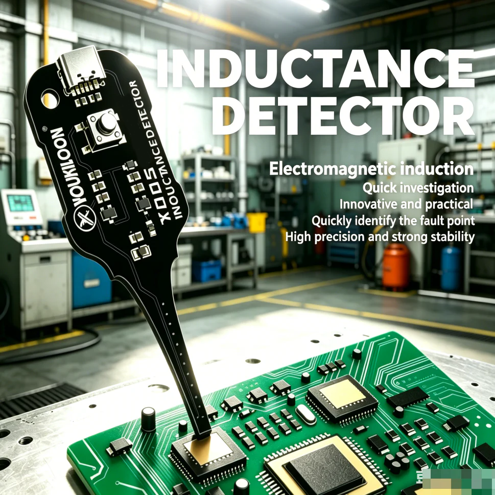 In-Circuit Inductor Tester – One-button simplicity, clear indicator. Non-contact, rapid diagnosis. A must-have for electronics repair. 📟🕊️