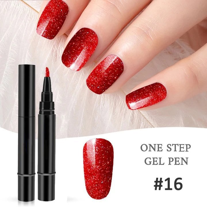 ⏰Limited Time Buy 1 Get 1 Free🔥 - $14.9 For 2 Pcs! One Step Nail Gel Pen