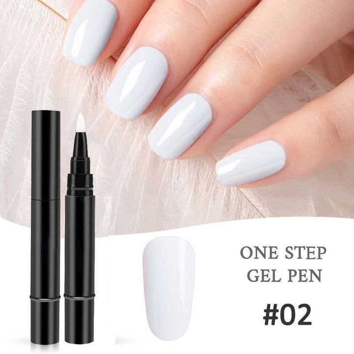 ⏰Limited Time Buy 1 Get 1 Free🔥 - $14.9 For 2 Pcs! One Step Nail Gel Pen