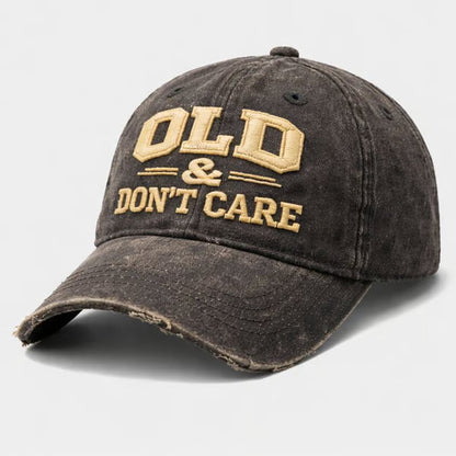 🖤2026 New Year · 30% OFF🖤Vintage Distressed “OLD & DON’T CARE” Cap
