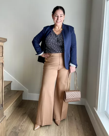 ⏳Limited Sale 62% OFF🌸Women's Plus Size High Stretch High-Waist Wide-Leg Pants