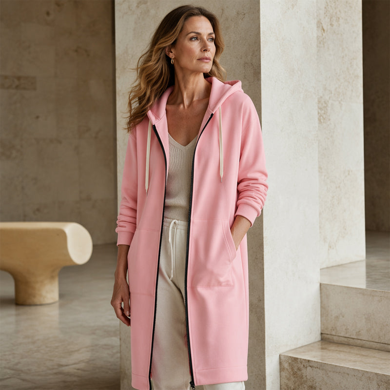 ⏰This week's Hot Sales - 50% Off🍂 Women's Casual Zip-Up Hoodie Jacket – Autumn Lightweight Everyday Coat 🧥✨
