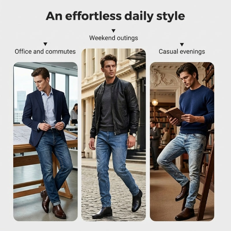 🖤Black Friday Sale:50% OFF🖤 👖Men's Modern Slim Fit Stretch Jeans