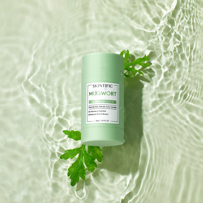 ✨Dual Clay Mask Stick Set — Mugwort Clarifying / Volcanic Mud Detoxifying / Brightening & Even-Toning