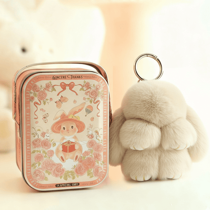 📢📢LIMITED TIME SPECIAL SALE 50% OFF !! ⏰🐰Handmade Soft Bunny PomPom Charms – Fluffy, Cute & Perfect for Bags, Keys & Gifts🎉