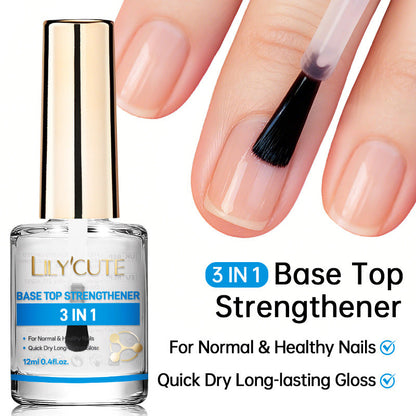 📢📢Buy 1 get 1 free !! ⏰Lilac Glossy Mirror Nail Strengthener