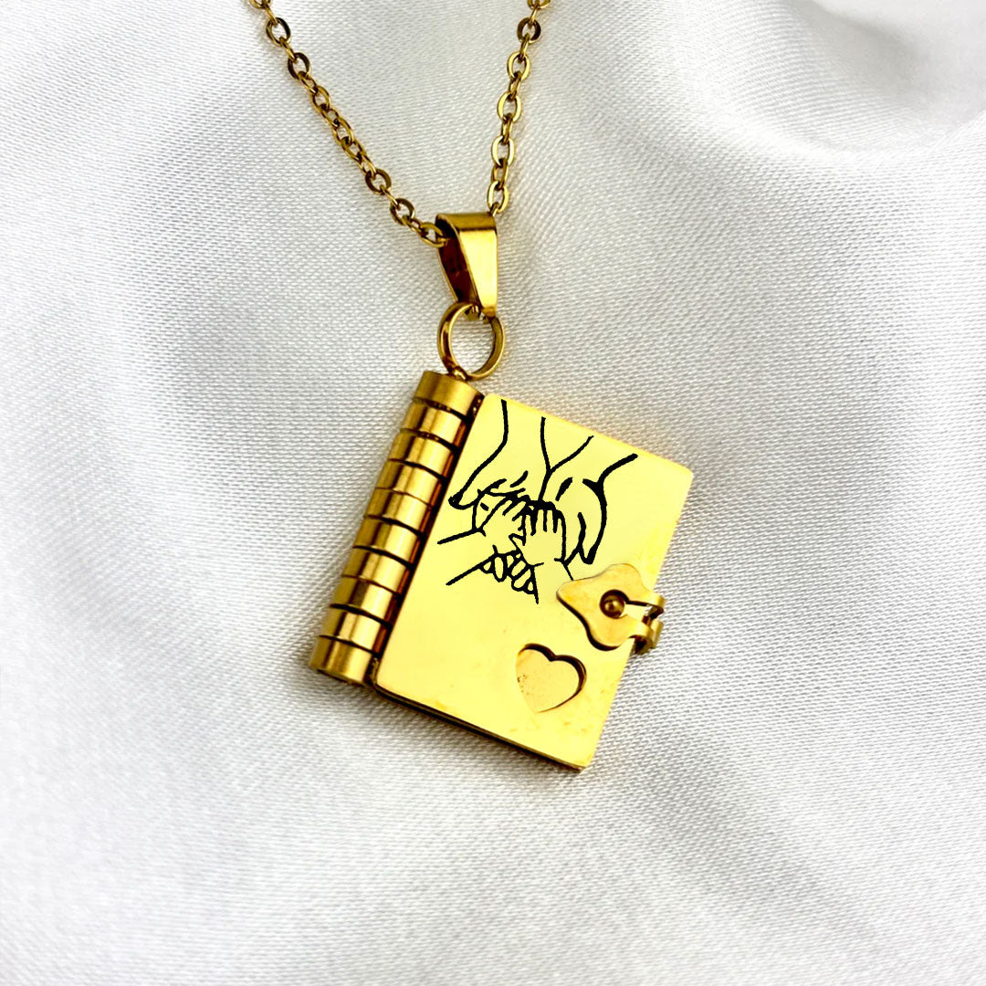 🔥🔥Collar con el libro "Mi pequeña estrella" para hija, regalo de cumpleaños, graduación, joyería de amor.