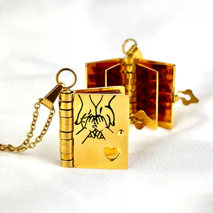 🔥🔥Collar con el libro "Mi pequeña estrella" para hija, regalo de cumpleaños, graduación, joyería de amor.
