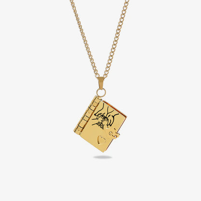 🔥🔥Collar con el libro "Mi pequeña estrella" para hija, regalo de cumpleaños, graduación, joyería de amor.