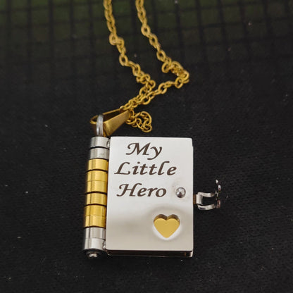 🔥🔥Collar con el libro "Mi pequeña estrella" para hija, regalo de cumpleaños, graduación, joyería de amor.
