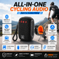 🚴‍♂️🎵 Vanntett Bluetooth-høyttaler for sykkel – IPX5, TWS-stereo, håndfrie samtaler. Sikker montering, 70 m rekkevidde. Sykle med rytmen! 🔊✨