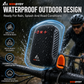 🚴‍♂️🎵 Vanntett Bluetooth-høyttaler for sykkel – IPX5, TWS-stereo, håndfrie samtaler. Sikker montering, 70 m rekkevidde. Sykle med rytmen! 🔊✨