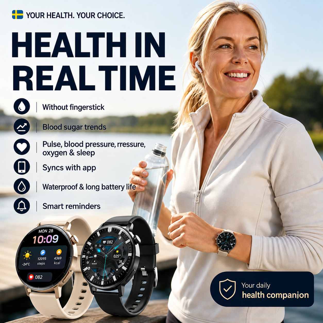 🔥50% OFF LIMITED TIME | Multi-Function Bluetooth Smart Watch ✅ 24/7 Full Health Monitoring