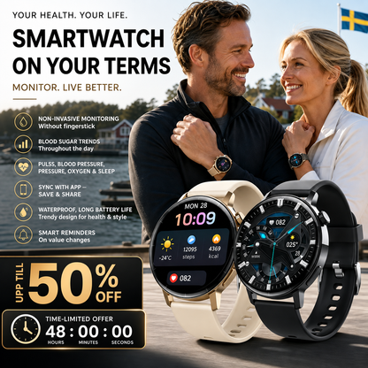 🔥50% OFF LIMITED TIME | Multi-Function Bluetooth Smart Watch ✅ 24/7 Full Health Monitoring