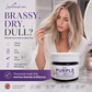 🔥Want to lighten your hair color?🌈Your hair needs urgent care!Moisturizing Purple Hair Mask with Long-Lasting Scent