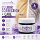 🔥Want to lighten your hair color?🌈Your hair needs urgent care!Moisturizing Purple Hair Mask with Long-Lasting Scent