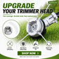 ⚙️ 50% OFF NOW! 🌿 Aluminum Trimmer Head – 4-Line Cutting & Universal Fit – Heavy-Duty & Easy Line Replacement 🏡