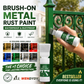 ✨Ny ankomst✨🖌️🏠Vannbasert metallisk sølvmaling med innebygd pensel💥👍