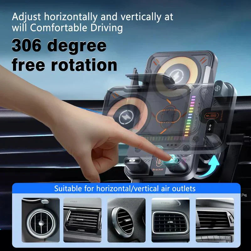 📱New Wireless Fast Charging Car Mount