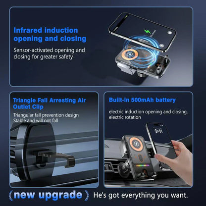 📱New Wireless Fast Charging Car Mount