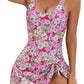 LAST DAY SALE: ONLY ￡12.99!!Women's One Piece Tummy Control Tie Knot Swimsuit