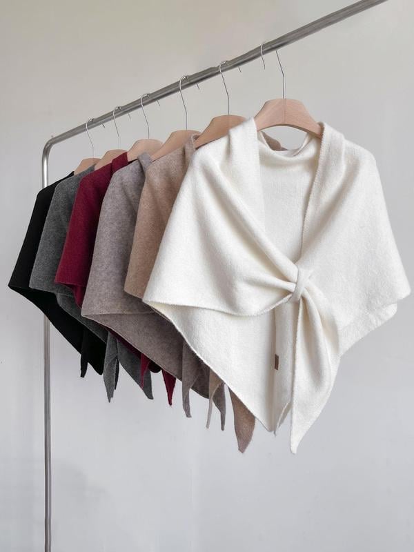 Last Day Promotion - 40% OFF💖Women's Solid-Color Cashmere Scarf, Your Everyday Touch of Elegance!🍂