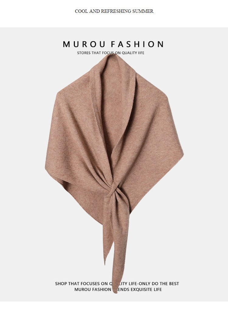 Last Day Promotion - 40% OFF💖Women's Solid-Color Cashmere Scarf, Your Everyday Touch of Elegance!🍂