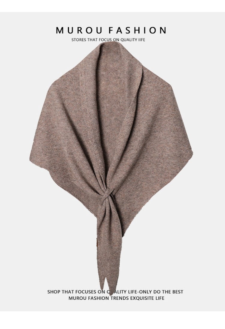 Last Day Promotion - 40% OFF💖Women's Solid-Color Cashmere Scarf, Your Everyday Touch of Elegance!🍂