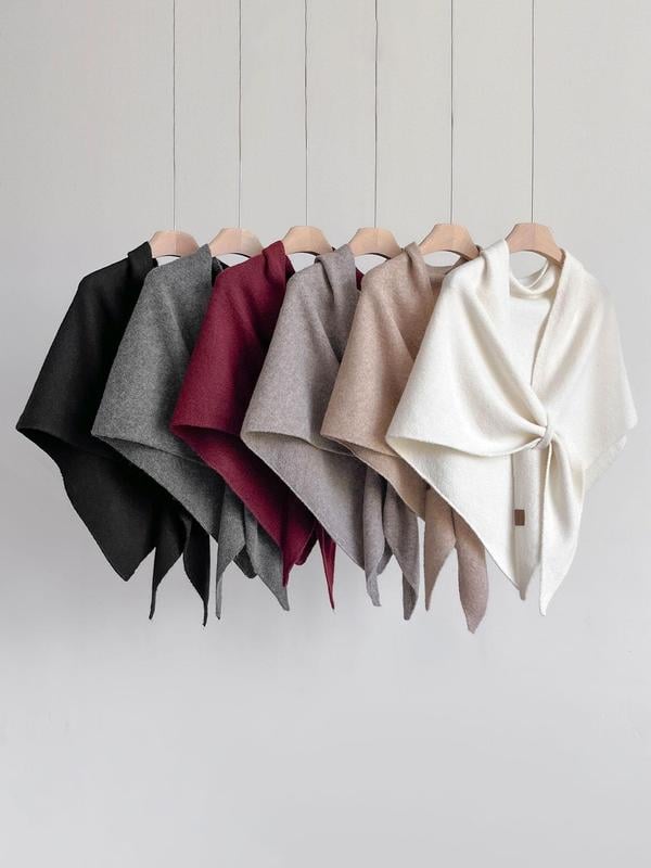 Last Day Promotion - 40% OFF💖Women's Solid-Color Cashmere Scarf, Your Everyday Touch of Elegance!🍂