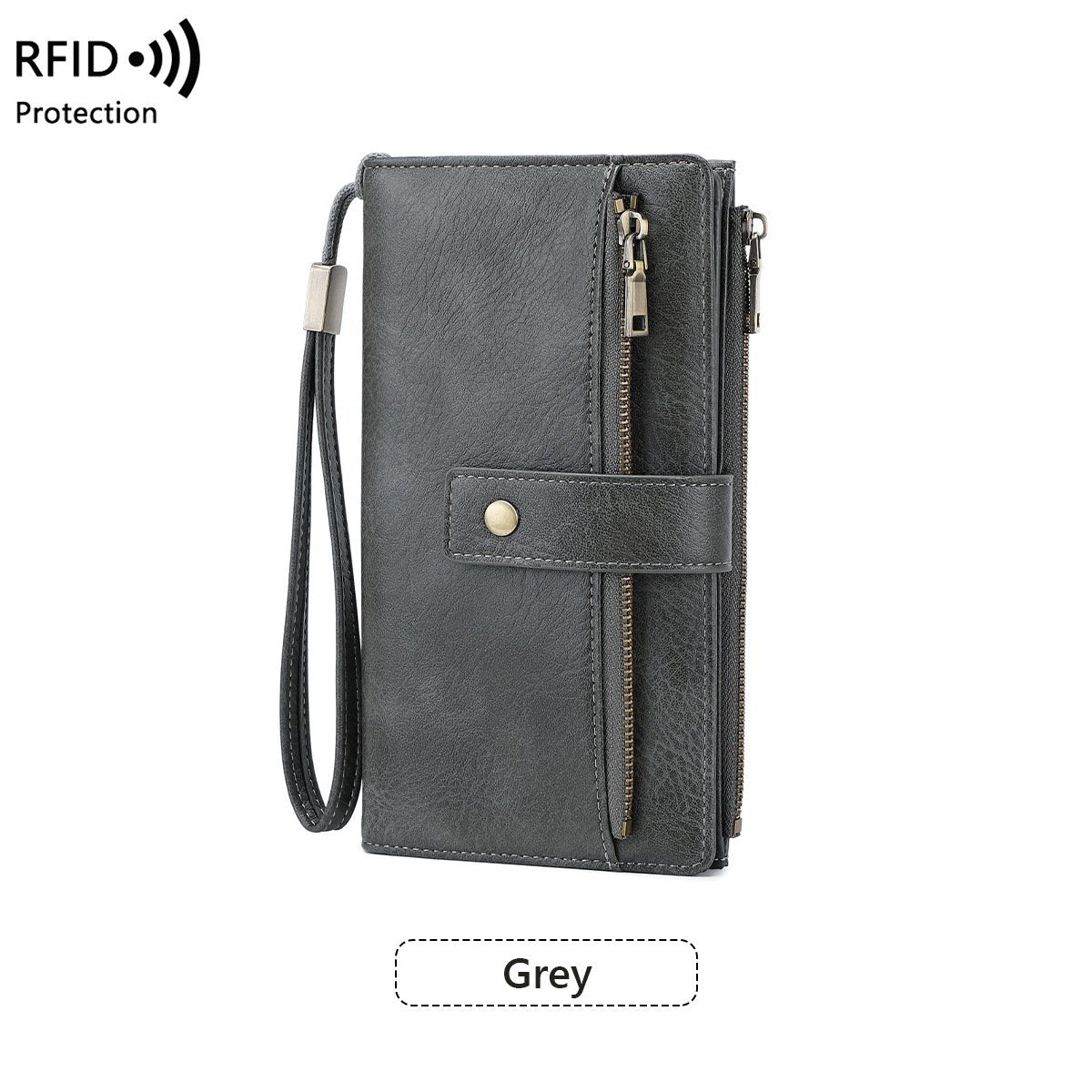 👜💳Women's RFID Blocking Leather Wallet – Blocks digital pickpockets. Soft leather, multiple slots. Secure & stylish.