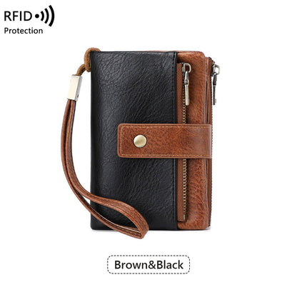 👜💳Women's RFID Blocking Leather Wallet – Blocks digital pickpockets. Soft leather, multiple slots. Secure & stylish.