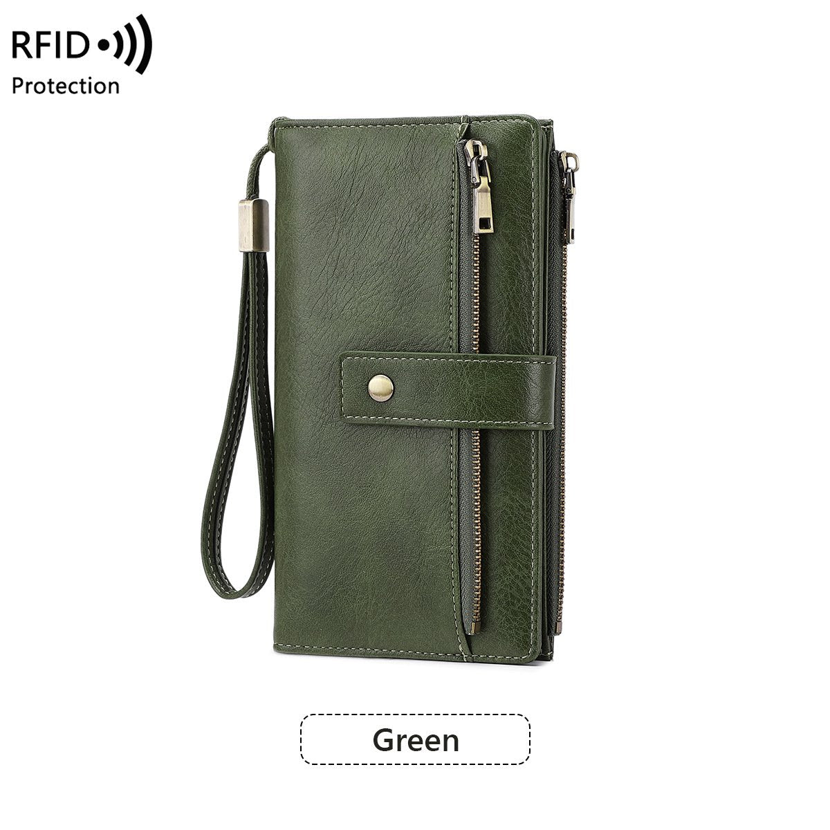 👜💳Women's RFID Blocking Leather Wallet – Blocks digital pickpockets. Soft leather, multiple slots. Secure & stylish.