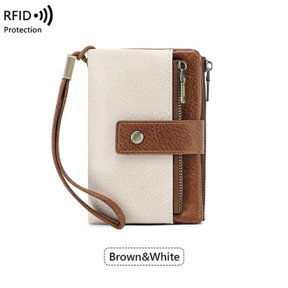 👜💳Women's RFID Blocking Leather Wallet – Blocks digital pickpockets. Soft leather, multiple slots. Secure & stylish.