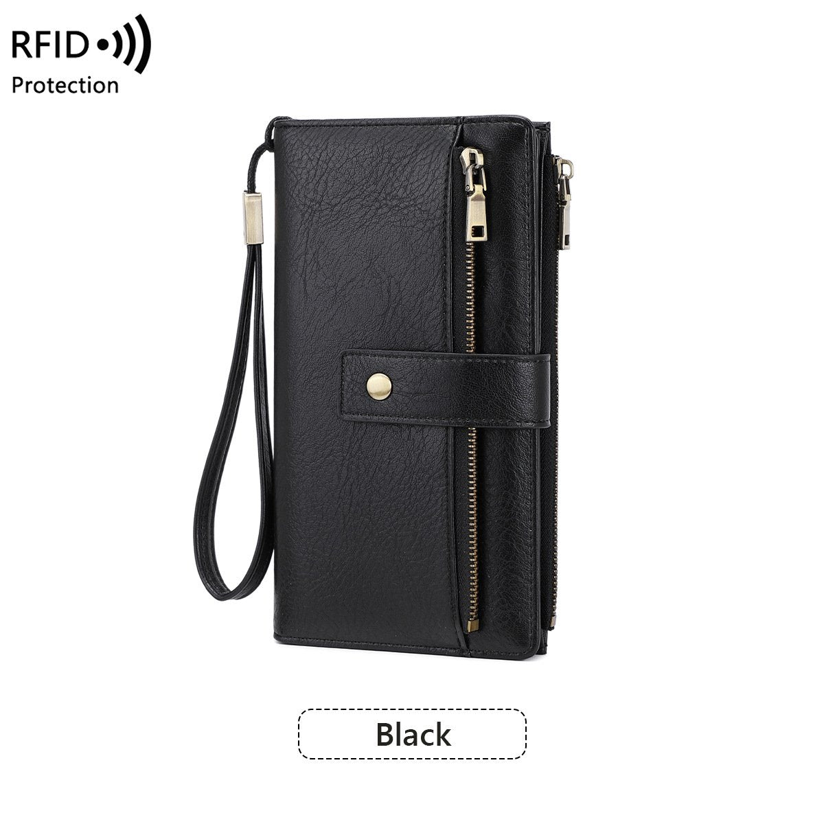 👜💳Women's RFID Blocking Leather Wallet – Blocks digital pickpockets. Soft leather, multiple slots. Secure & stylish.