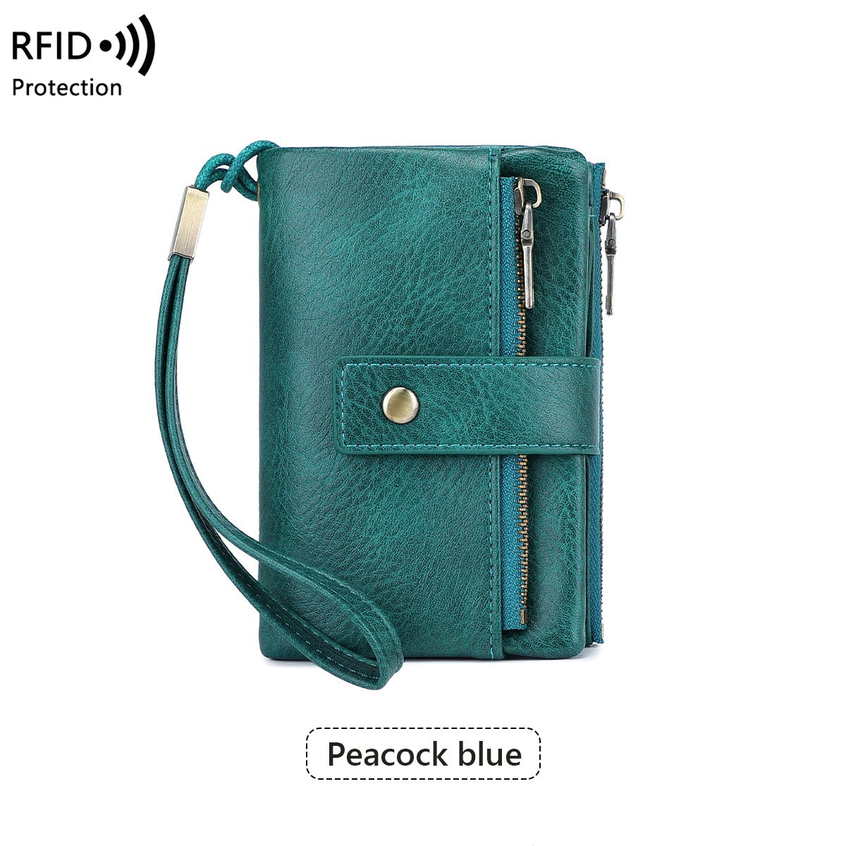 👜💳Women's RFID Blocking Leather Wallet – Blocks digital pickpockets. Soft leather, multiple slots. Secure & stylish.