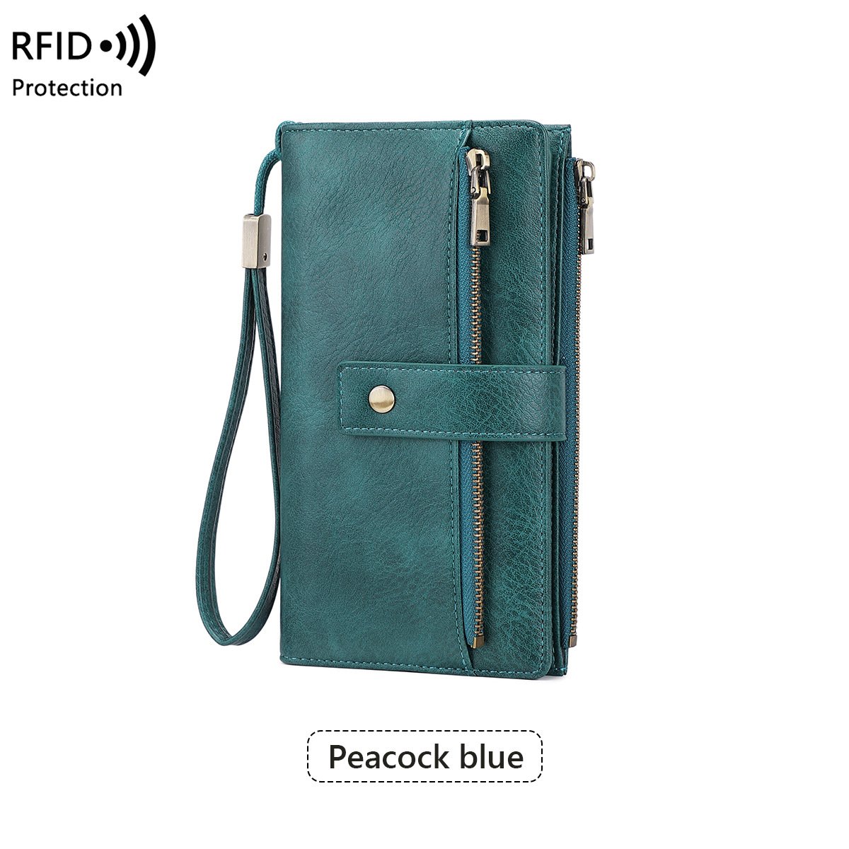 👜💳Women's RFID Blocking Leather Wallet – Blocks digital pickpockets. Soft leather, multiple slots. Secure & stylish.