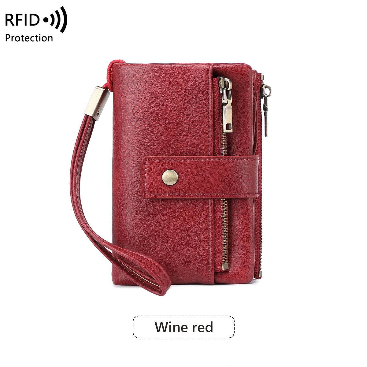 👜💳Women's RFID Blocking Leather Wallet – Blocks digital pickpockets. Soft leather, multiple slots. Secure & stylish.