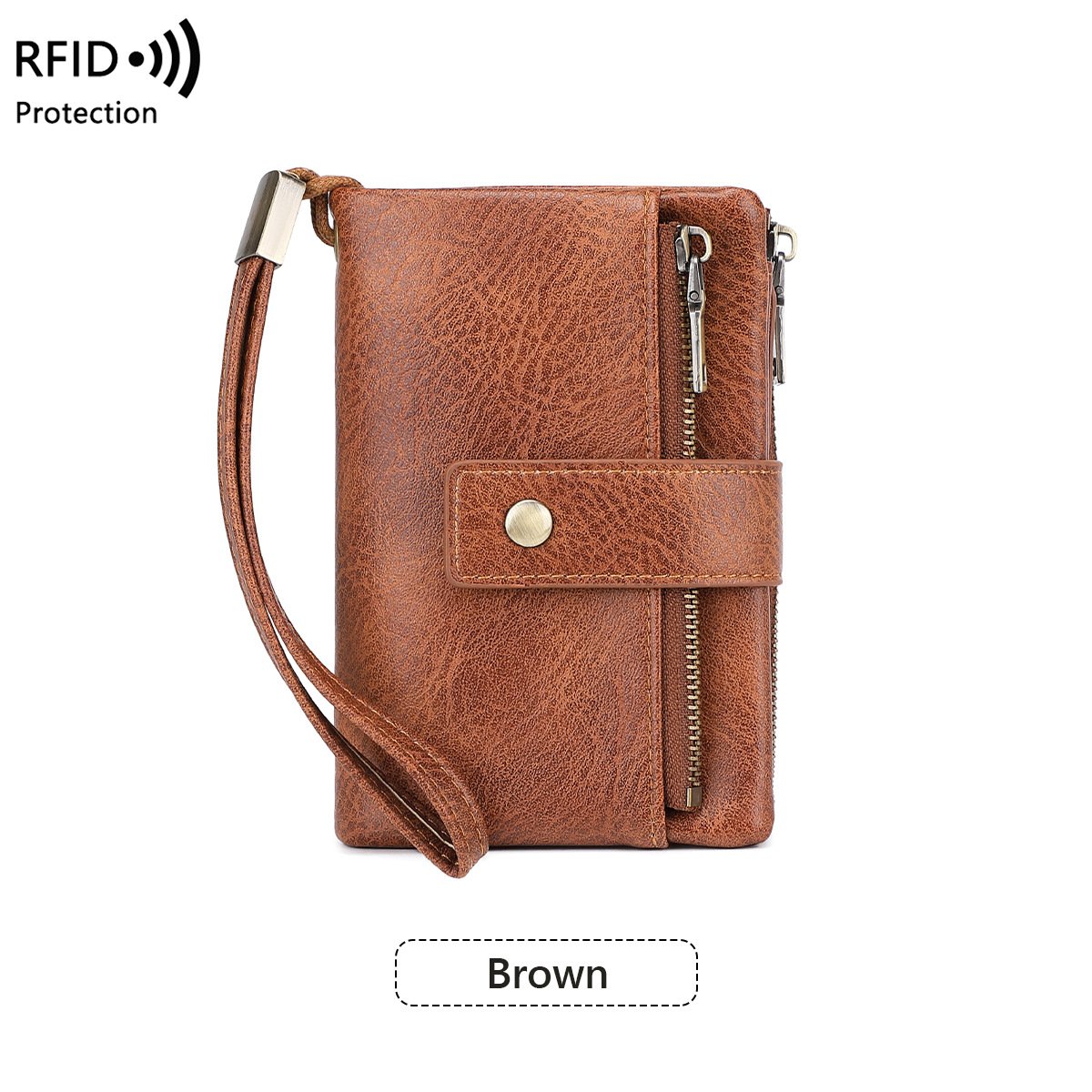 👜💳Women's RFID Blocking Leather Wallet – Blocks digital pickpockets. Soft leather, multiple slots. Secure & stylish.