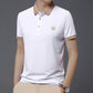 ✨New Arrival✨Men's Casual Embroidery Lapel Short Sleeves
