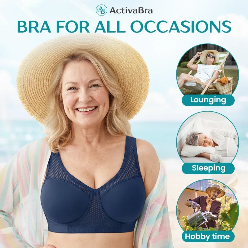💖Black Friday Mega Deal – 50% off!💖 ☁️ Activa Bra - All-day Comfort Bra for Seniors