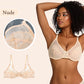 ✨ Women's Minimizer Lace Bra – Full Coverage Comfort & Natural Shape