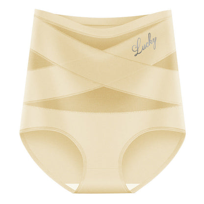 Last Day-Buy 1 Get 3 PacksPlus-Size High-Waist Cross Tummy Control Panties