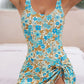 LAST DAY SALE: ONLY ￡12.99!!Women's One Piece Tummy Control Tie Knot Swimsuit