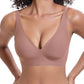 💕Jelly Wireless Womens Comfortable Wireless Bras Push Up Bralettes Seamless Tshirts Bras Deep V Everyday Bras