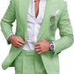 🔥HOT SALE 50% OFF🔥Men’s Breathable Linen Formal Suit Blazer and Pants 2-piece Set