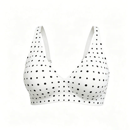 💕Jelly Wireless Womens Comfortable Wireless Bras Push Up Bralettes Seamless Tshirts Bras Deep V Everyday Bras