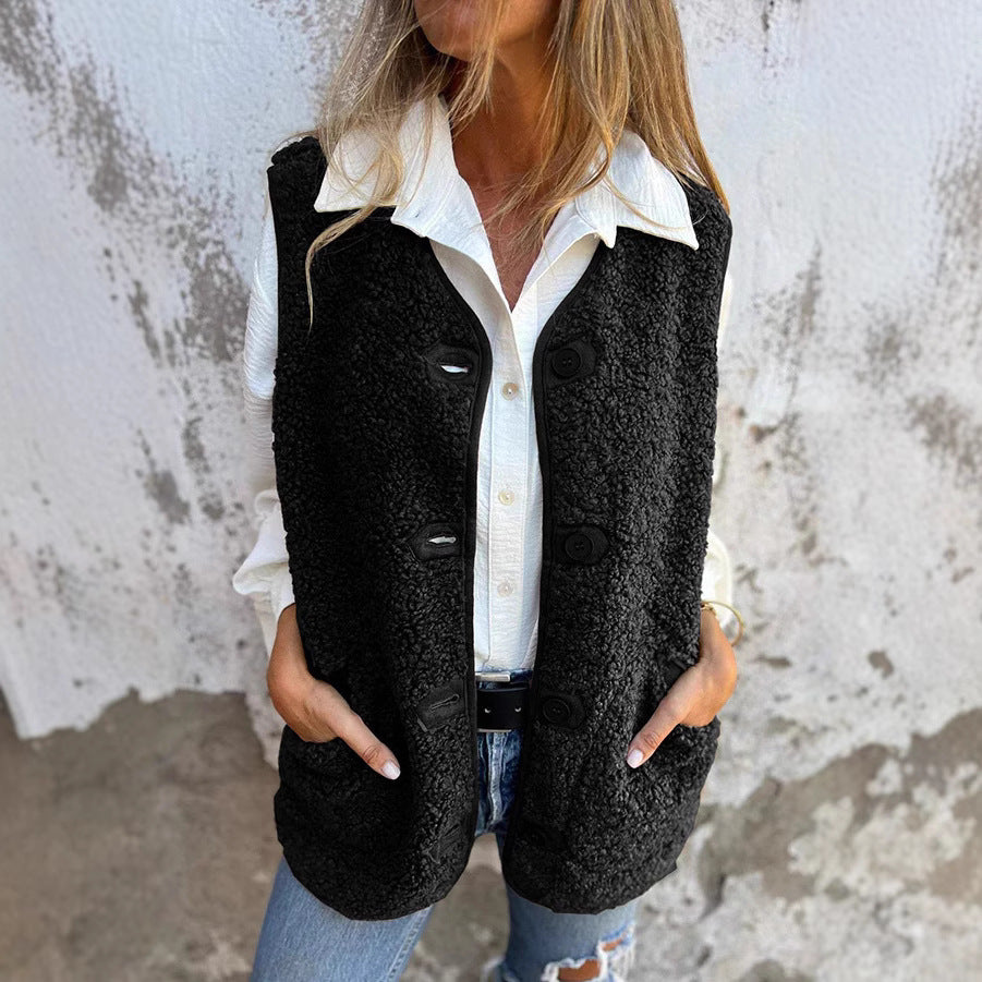 🍂 Last Day – 50% OFF 🎉 Women's Button-Down Quilted Warm Vest – Lightweight, Cozy & Stylish Layering Jacket
