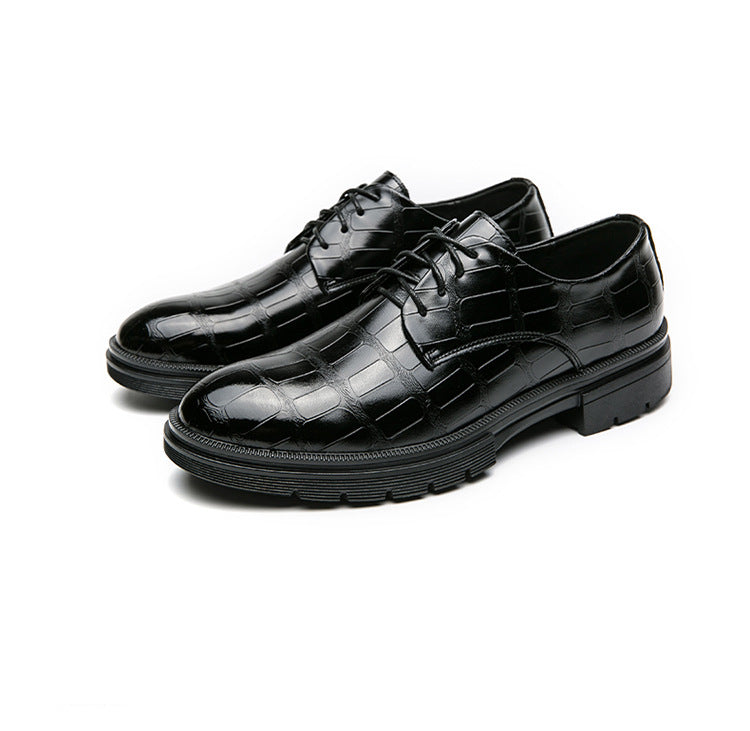 🎁Clearance Sale 53% OFF⏳Men's  Fashion Crocodile Print Casual Business Leather Shoes