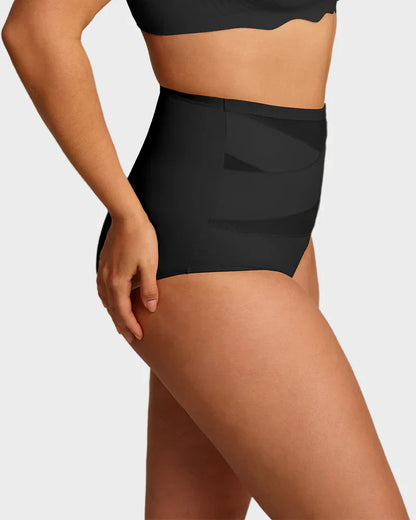 Last Day-Buy 1 Get 3 PacksPlus-Size High-Waist Cross Tummy Control Panties